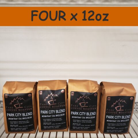 Four 12-oz bags of coffee - Park City Coffee Roaster