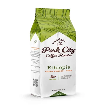 Park City Coffee Roaster - Ethiopia - Medium Roast - 12oz Whole Bean Coffee
