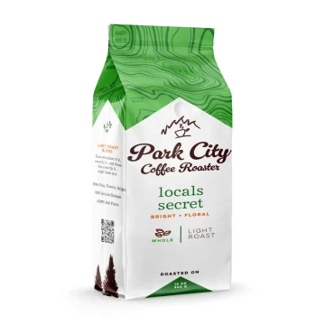 Park City Coffee Roaster - Locals Secret - Light Roast - 12oz Whole Bean Coffee